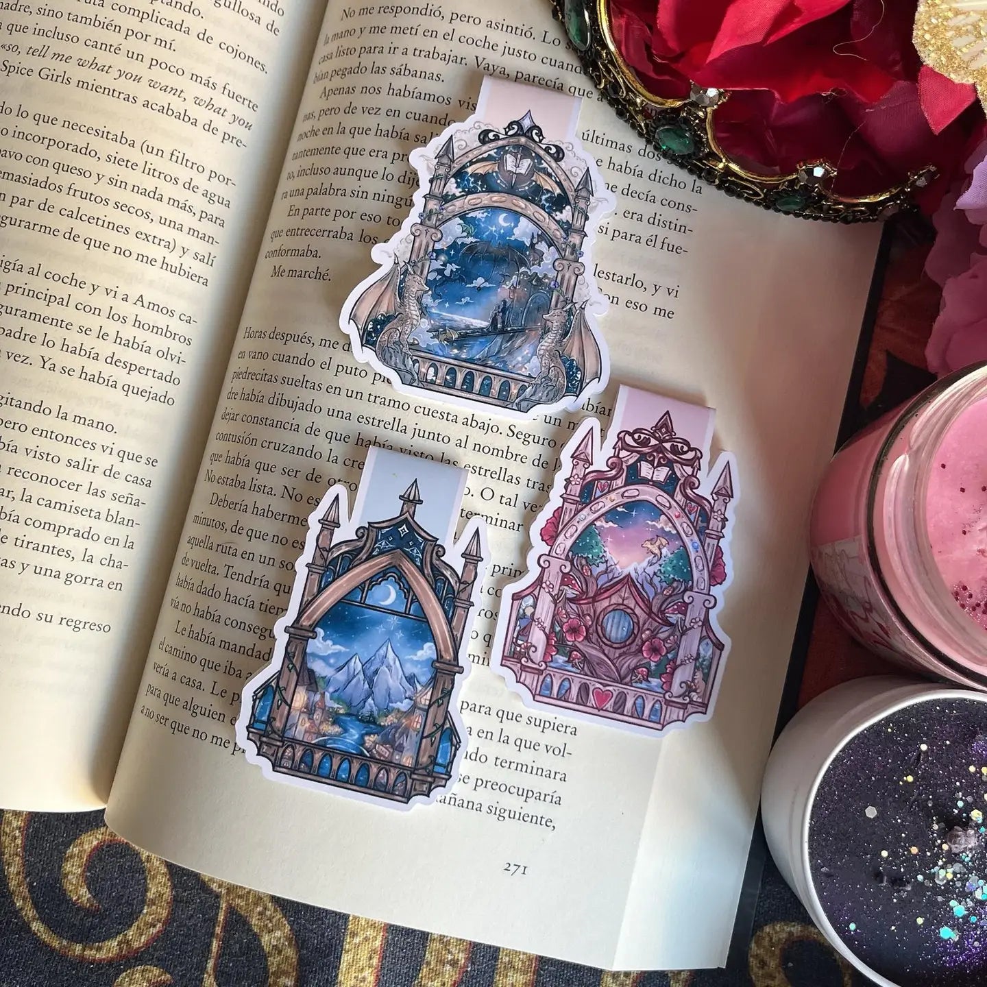 Basgiath Krigshögskola - magnetiska bokmärken