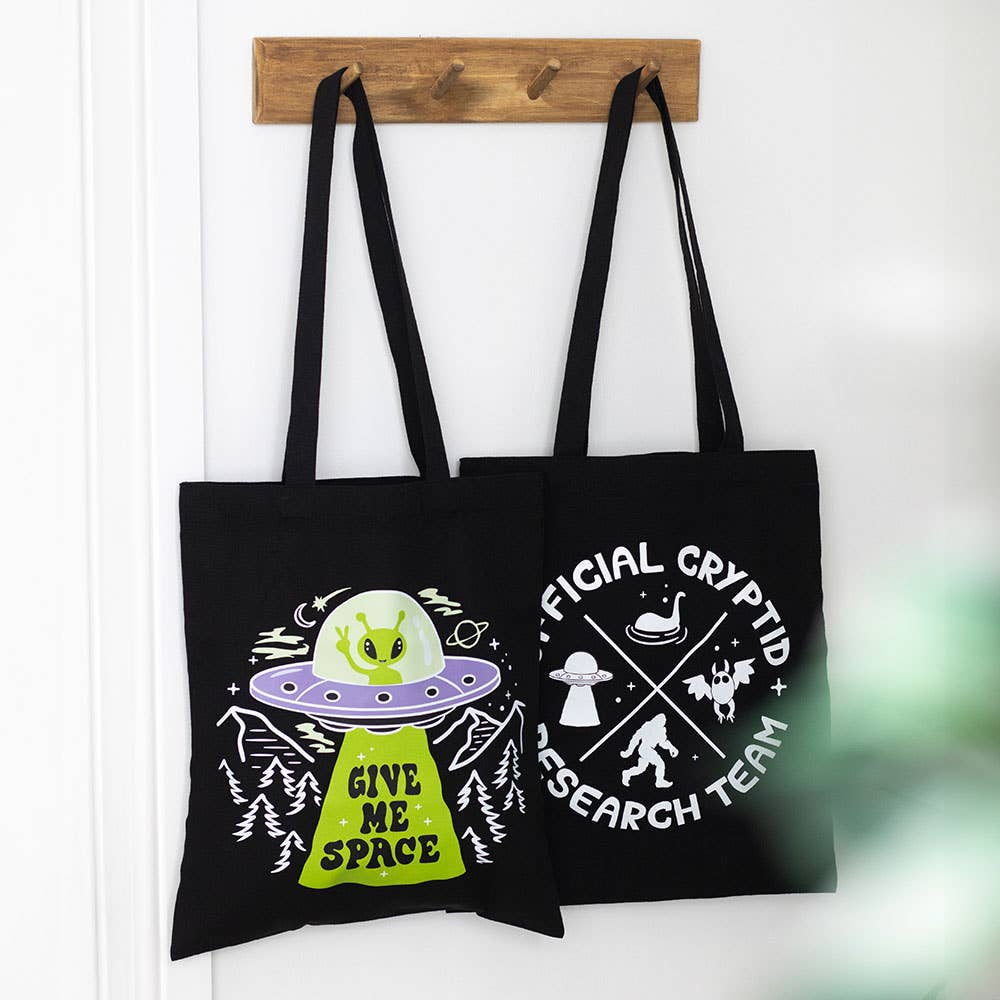 "Give Me Space" Y2K Alien UFO Tote-väska