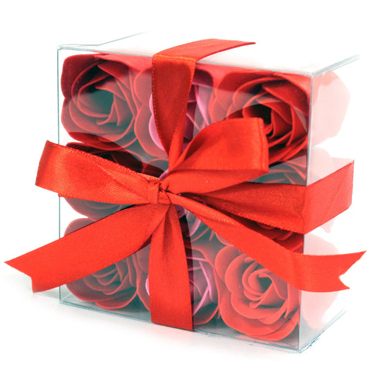 Red Roses – Soap Flowers (9-pack)