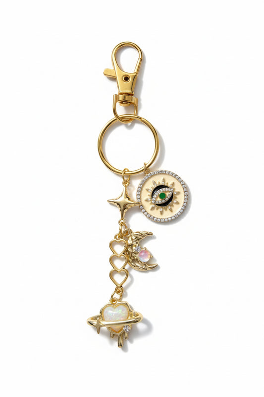 Handgjord Bag Charm – Guardian Heart