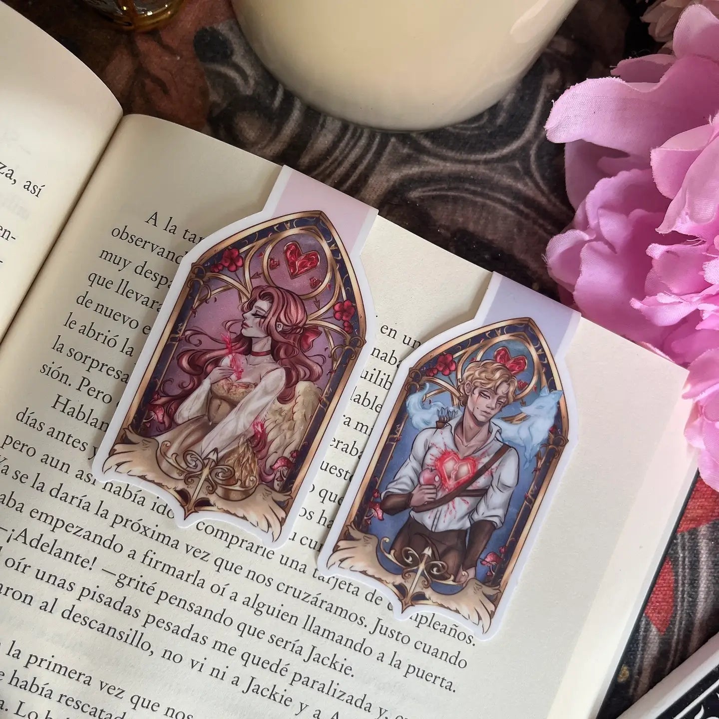 Jacks Med Den Brustna Hjärtans Skjorta - magnetiskt bokmärke