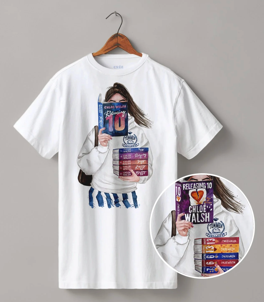 Bookish Heavyweight Boyfriend fit t-shirt FÖRBESTÄLLNING