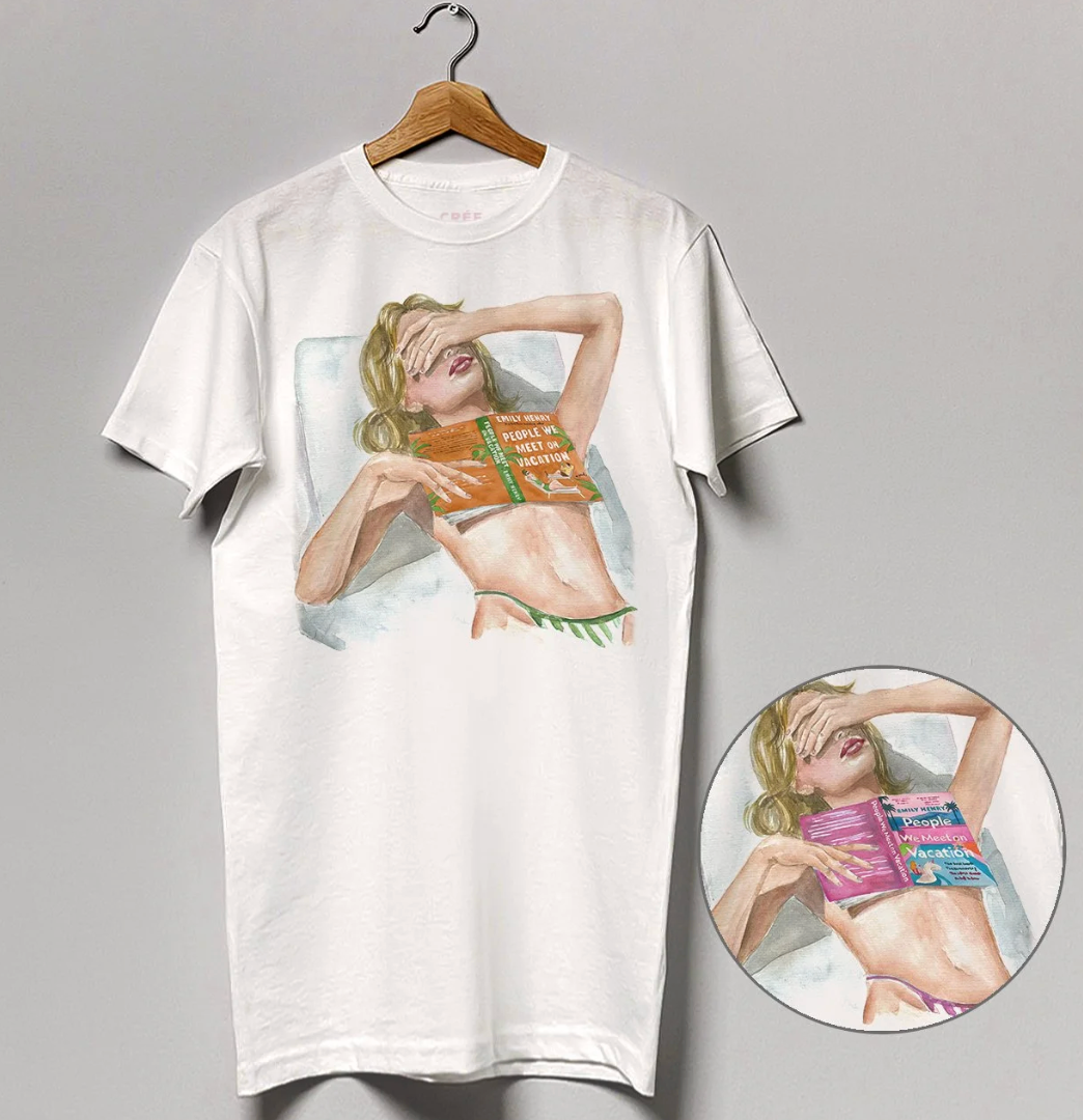 Bookish Heavyweight Boyfriend fit t-shirt FÖRBESTÄLLNING