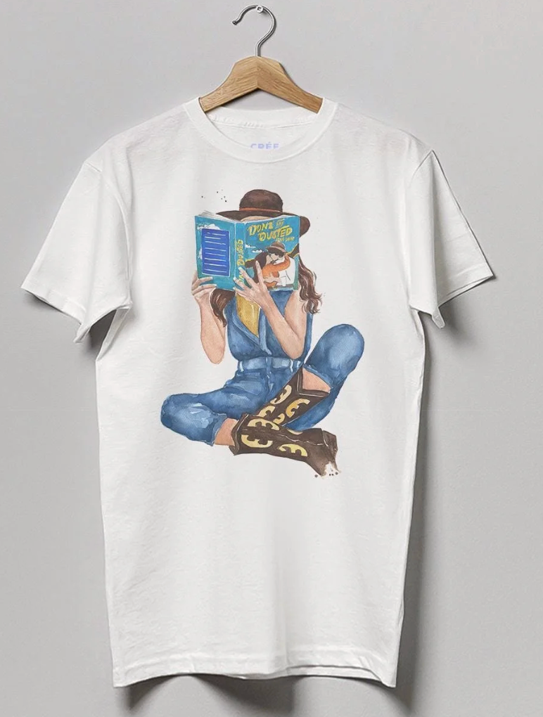 Bookish Heavyweight Boyfriend fit t-shirt FÖRBESTÄLLNING