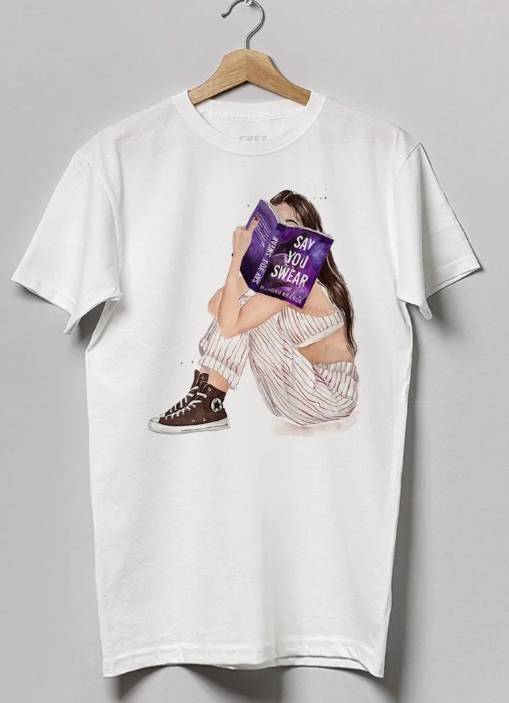Bookish Heavyweight Boyfriend fit t-shirt FÖRBESTÄLLNING