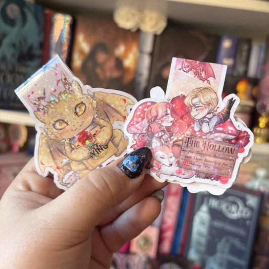 Fourth wing - Holografiskt magnetiskt bokmärke